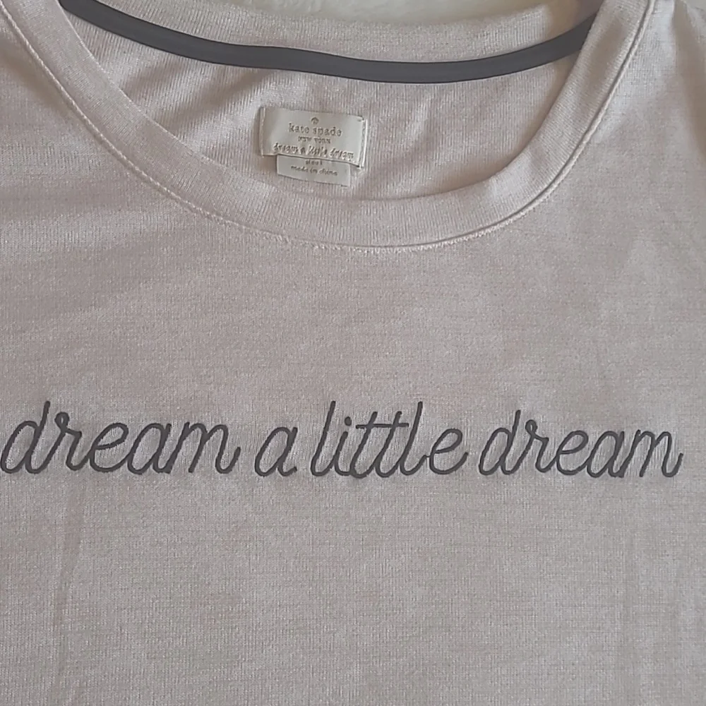 Kate Spade Dream A Little Dream Casual Soft Sleep Lounge  Dress W/ Pockets